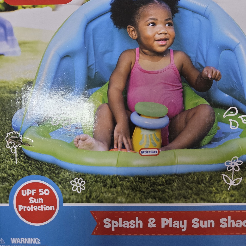 Brand New Little Tikes Splash  Play Sun Shade Pool